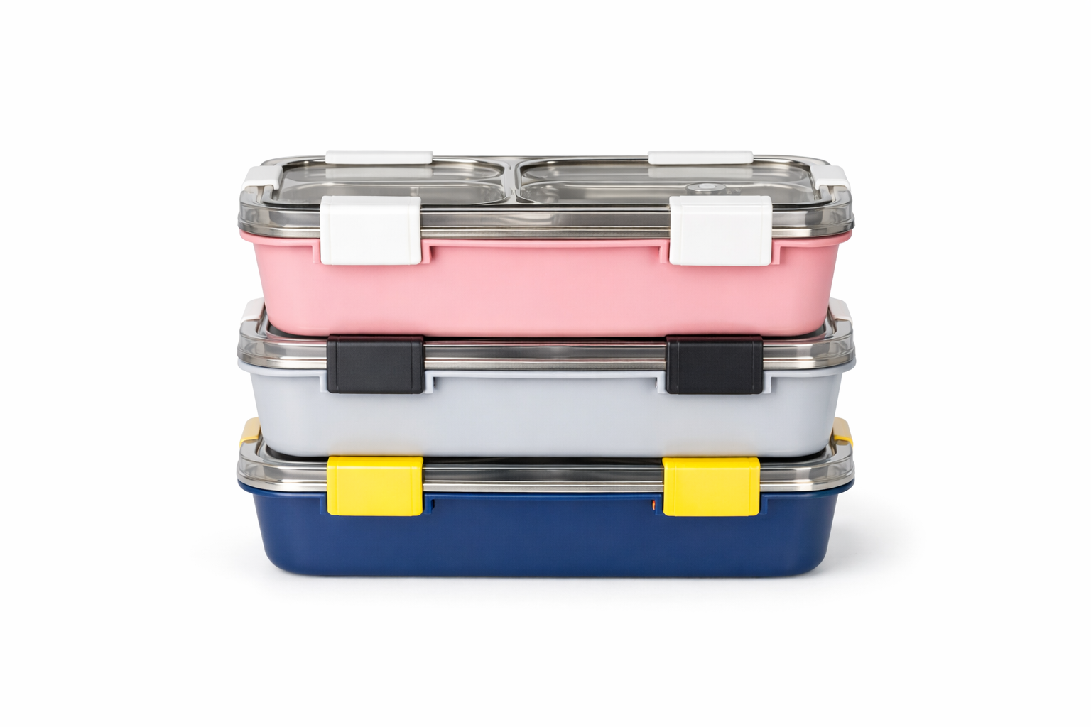 3 compartment bento lunch box combo